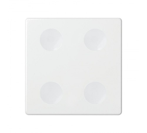 Сенсорный 4-кл выключатель с возможностью индивидуальной маркировки, белый  8000642-030  Simon