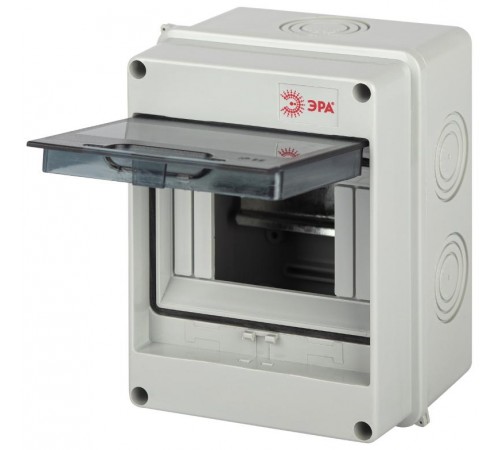 Бокс пластиковый навесной KMPN5   5 мод. IP65  Б0046404  ЭРА