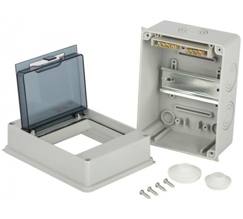 Бокс пластиковый навесной KMPN5   5 мод. IP65  Б0046404  ЭРА