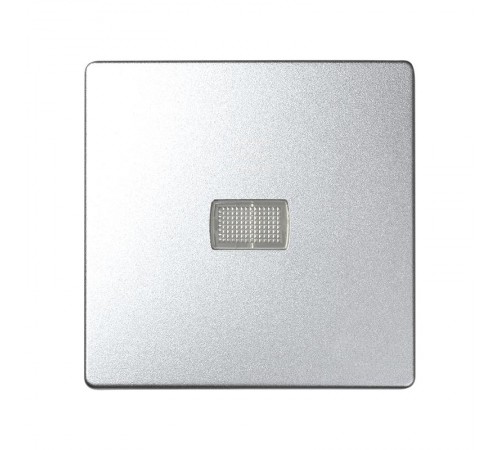 Simon 82 Клавиша для выключателя одноклавишного с подсветкой под пиктограммы, S82 Detail алюминий  8200013-093  Simon
