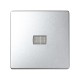 Simon 82 Клавиша для выключателя одноклавишного с подсветкой под пиктограммы, S82 Detail алюминий  8200013-093  Simon
