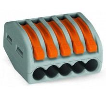 Клемма универсальная 5-проводная 0.08 - 2.5 (4)мм.кв. (уп/40шт)  222-415  WAGO