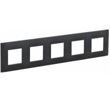 SKANDY Рамка 5-местная SK-F05G графит  SK-M52-K53  IEK