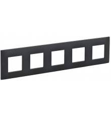 SKANDY Рамка 5-местная SK-F05G графит  SK-M52-K53  IEK