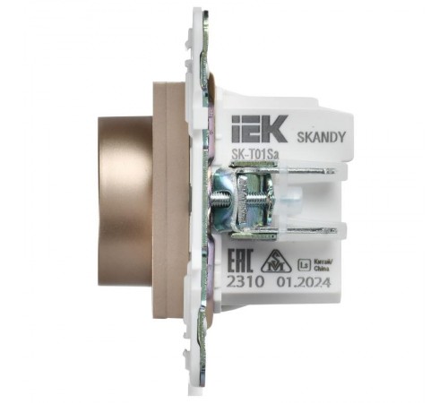 SKANDY Термостат электронный с индикацией SK-T01Sa песочный   SK-RT11-K98  IEK