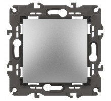 14-1103-03 Переключатель, 10АХ-250В, IP20, Эра Elegance, алюминий  Б0034224  ЭРА