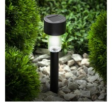 Светильник уличный  SL-PL30-M на солнечной батарее, пластик, черный, 30 см (комплект 12 шт. под МП)   Б0065336  ЭРА