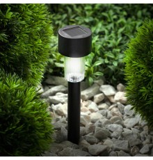 Светильник уличный  SL-PL30-M на солнечной батарее, пластик, черный, 30 см (комплект 12 шт. под МП)   Б0065336  ЭРА