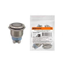 Кнопка EB2Q-1910NE/G металлическая с подсветкой зеленая 1з   SQ0704-0085  TDM