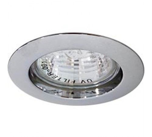 Светильник точечный встраиваемый под лампу DL307 MR16 50W G5.3 хром  15012  FERON