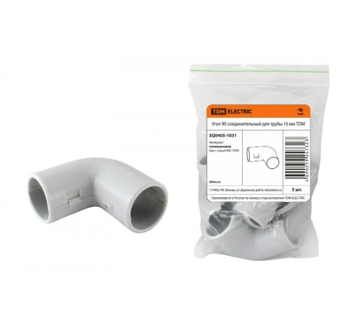 Угол 90 соед. для трубы 16 мм (5шт)  SQ0405-1031  TDM
