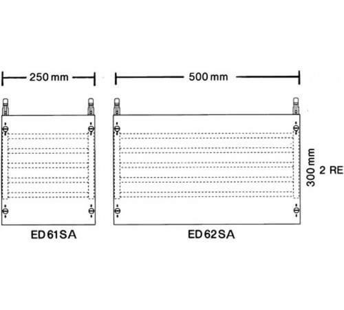 Модуль с шинной системой 1ряд/2 рейки  ED61SA  ABB