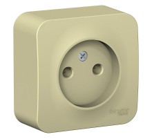 Blanca Бежевый О/У с изолирующей пластиной Розетка без з/к без шторок 16А, 250В  BLNRA000117  SE