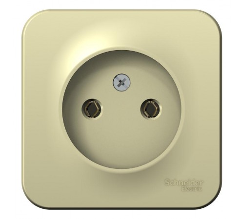 Blanca Бежевый О/У с изолирующей пластиной Розетка без з/к без шторок 16А, 250В  BLNRA000117  SE