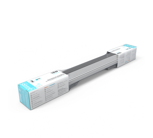 Светильник светодиодный промышленный линейный ССП-176 EVO IP65 600*76*66 18W 1950lm 4000K мат соед.в линию 1/12  864424218  Gauss