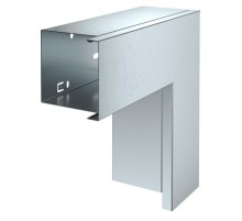 Плоский угол с крышкой кабельного канала LKM 220x220 мм (сталь) (LKM F80080FS)  6248328  OBO Bettermann