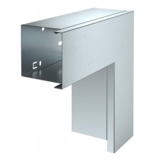 Плоский угол с крышкой кабельного канала LKM 220x220 мм (сталь) (LKM F80080FS)  6248328  OBO Bettermann