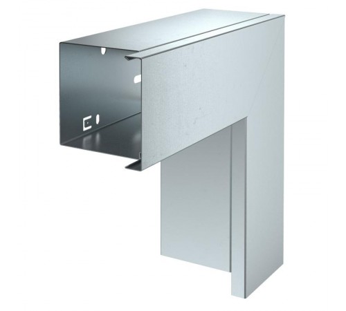 Плоский угол с крышкой кабельного канала LKM 220x220 мм (сталь) (LKM F80080FS)  6248328  OBO Bettermann