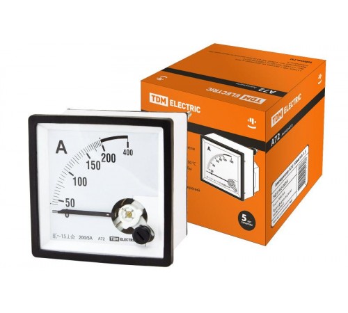 Амперметр А72   200А/5А-1.5   SQ1102-0057  TDM