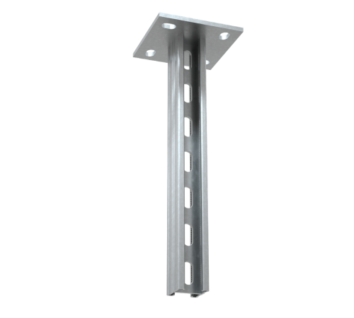 Страт-стойка двойная усиленная 41*21 L800мм s:2.5  2PSTPH21*800  КМ-профиль