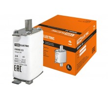 Плавкая вставка предохранителя ППНН-33, габарит 00C, 2А  SQ0713-0067  TDM