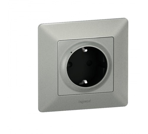 Розетка умная с/з Valena Life 16А 230В алюм. Netatmo  752394  Legrand