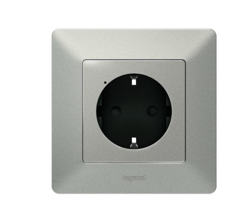 Розетка умная с/з Valena Life 16А 230В алюм. Netatmo  752394  Legrand