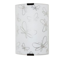 Светильник "Бабочки" 150х220 НББ 21-60 М21 матовый белый/кл.штамп металлик  1005205678  Элетех