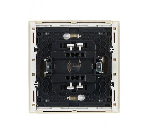 FORTE&PIANO Выключатель 1-клавишный проходной 10А FP403 ваниль  FP-V12-0-10-1-K10  IEK