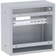 ЯУР с одной DIN-рейкой (300х300х150) EKF Basic без задней стенки  uerm2-din-300-bas  EKF