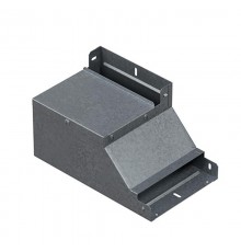 Поворот вертикальный вверх правый к лотку 100х100, толщ. 1,0 мм, Сендзимир цинк, 070411  ПВП-100х100-1,0-СЦ   Ostec