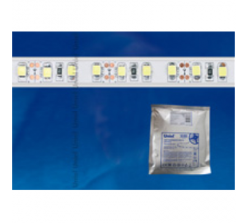 Лента светодиодная нейтральный белый свет IP65 ULS-2835-60LED/m-8mm-IP65-DC12V-6W/m-5M-W  UL-00000890  Uniel