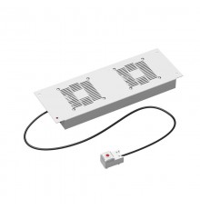 Потолочный модуль 2 вентилятора с термостатом для крыши 600 RAL7035  R5VSIT6002FTG  DKC