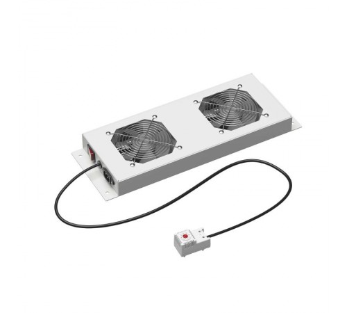 Потолочный модуль 2 вентилятора с термостатом для крыши 600 RAL7035  R5VSIT6002FTG  DKC