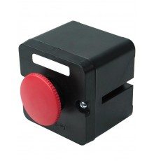 ПКЕ 222-1 У2, 10А, 660В, 1 элемент, красный гриб, накладной, IP54, пост управления (ЭТ)  ET519072  Электротехник