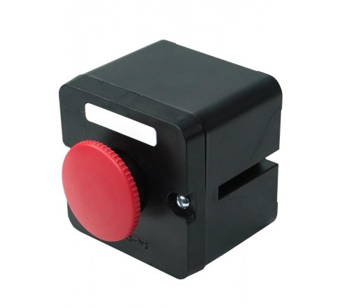 ПКЕ 222-1 У2, 10А, 660В, 1 элемент, красный гриб, накладной, IP54, пост управления (ЭТ)  ET519072  Электротехник