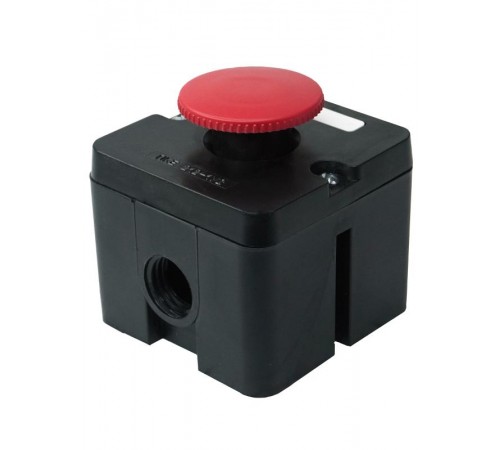 ПКЕ 222-1 У2, 10А, 660В, 1 элемент, красный гриб, накладной, IP54, пост управления (ЭТ)  ET519072  Электротехник