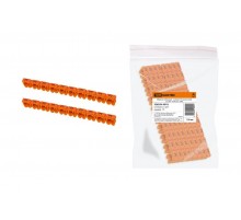 Маркер наборный - символ "3" оранжевый 2,5 мм2 (150 шт.)   SQ0534-0019  TDM