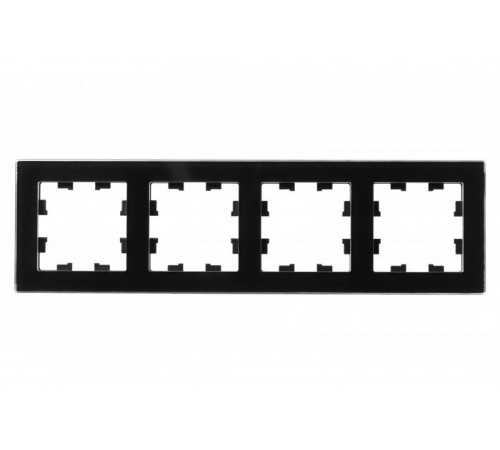 AtlasDesign Nature Черный Рамка 4-ая, стекло  ATN321004 SE