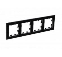 AtlasDesign Nature Черный Рамка 4-ая, стекло  ATN321004 SE