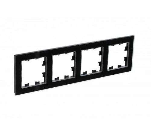 AtlasDesign Nature Черный Рамка 4-ая, стекло  ATN321004 SE