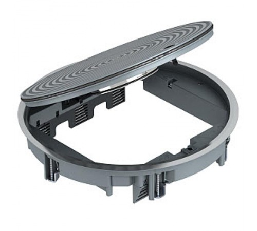 Лючок GRAF9-2 U, IP65 (для 12xModul45 в 3xUT4, напольный люк, серебристый, серый) (GRAF9-2 U 7011)  7405746  OBO Bettermann