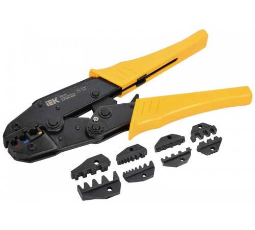 Набор клещи обжимные КО-01 + 4 смен. матр. ARMA2L 3  A2L3-NK11-05-01  IEK