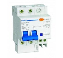 Выключатель автоматический дифференциального тока DZ47LE-32 2P 25A 100mA тип AC х-ка С  199684  CHINT