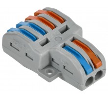 Строительно-монтажная клемма СМК 222-4124 (4шт/упак)  UKZ20-4124-004  IEK