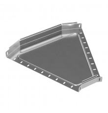 Угол горизонтальный 45 градусов Стандарт INOX (AISI 304) 500х50  PR16.3419  Промрукав