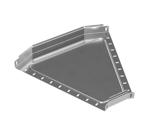 Угол горизонтальный 45 градусов Стандарт INOX (AISI 304) 500х50  PR16.3419  Промрукав