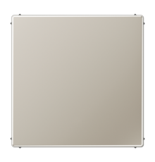 Крышка без отверстий, фиксация защёлкиванием, для произвольных вырезов (либо использование в качестве заглушки), возможно IP44; металл; нержавеющая ст