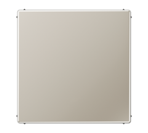 Крышка без отверстий, фиксация защёлкиванием, для произвольных вырезов (либо использование в качестве заглушки), возможно IP44; металл; нержавеющая ст