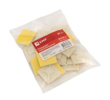 Площадка самоклеящаяся (30х30мм.) белая (20шт.) PROxima plc-30x30-r  EKF